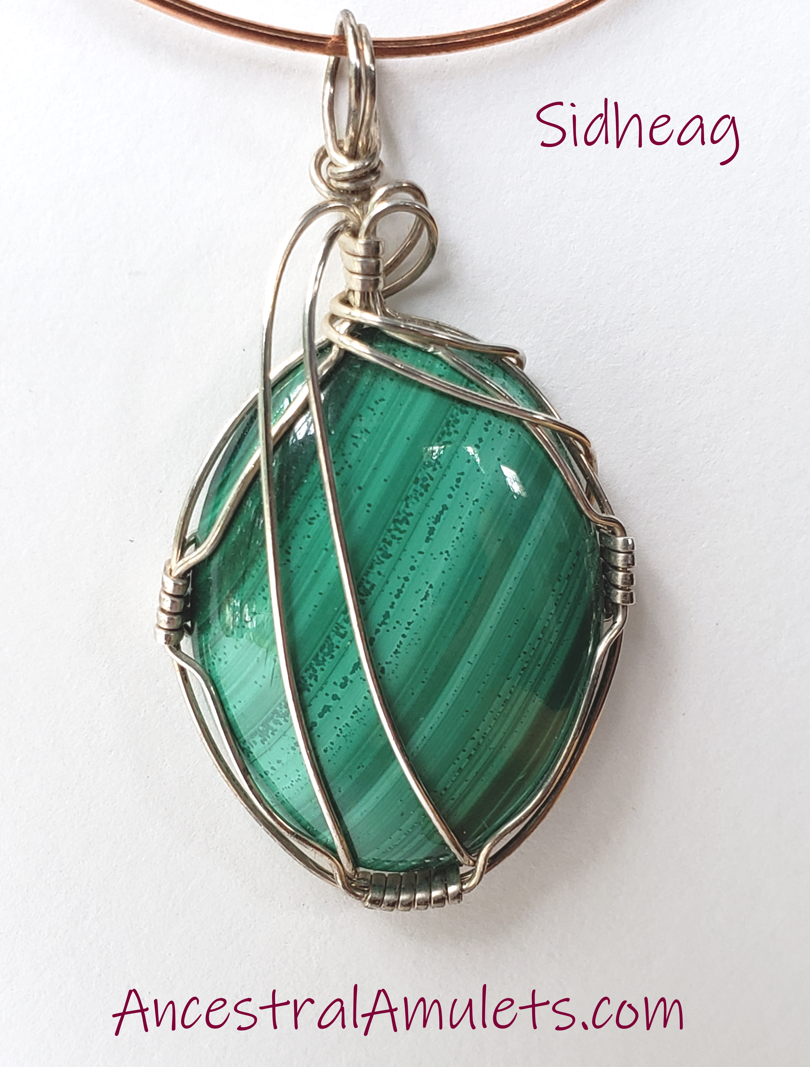 MalachitePendantwrapSS